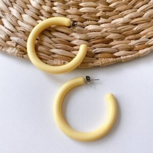 Argola de acrílico Colorido